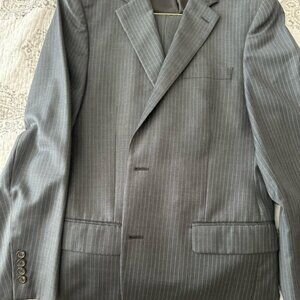 Ralph Lauren Shark Skin Pinstripe Suit - 40L